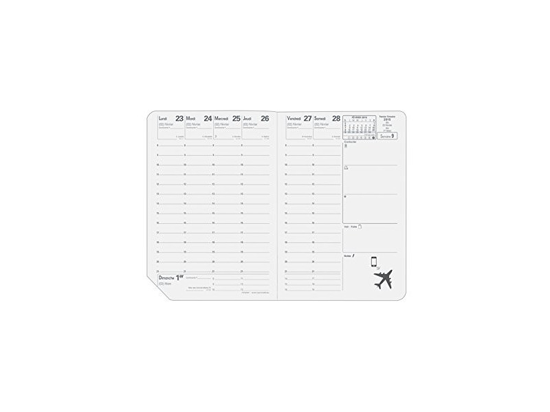 QUO VADIS Recharge pour agenda 'Affaires' 2026, 100 x 150 mm