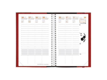 QUO VADIS Agenda Time & Life Pocket, 2026, noir