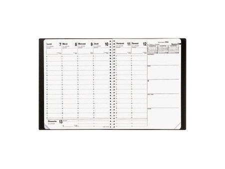 QUO VADIS Agenda 'Président S', 210 x 270 mm, 2026, noir