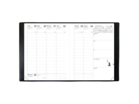 QUO VADIS Agenda 'Président', 210 x 270 mm, 2026, noir