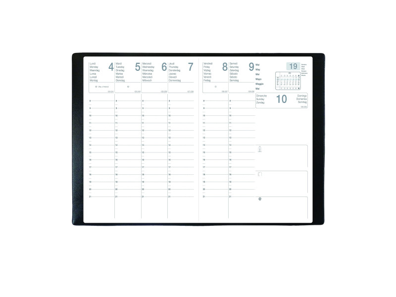 QUO VADIS EXDI Agenda classique Saturne, 210 x 297 mm, 2026