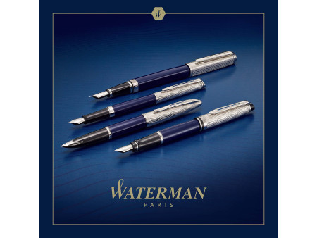 WATERMAN Stylo à plume Carène L'Essence du Bleu, Bleu C.T.