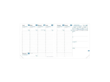 QUO VADIS Agenda 'Exécutif', 160 x 160 mm, 2026, Club rouge