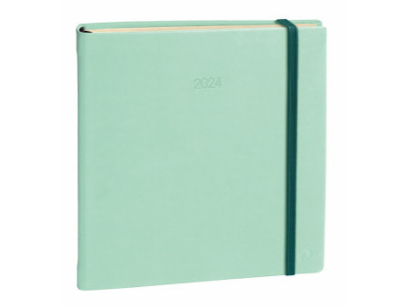 Quo Vadis Agenda Exécutif Prestige ML 2026, Silk vert d'eau