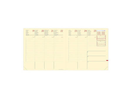 Quo Vadis Agenda Exécutif Prestige ML 2026, Silk vert d'eau