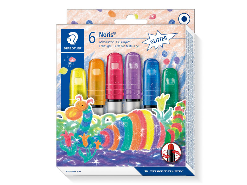 STAEDTLER Craie gel Noris 'Glitter', étui carton de 6