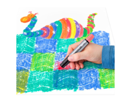STAEDTLER Craie gel Noris 'Glitter', étui carton de 6