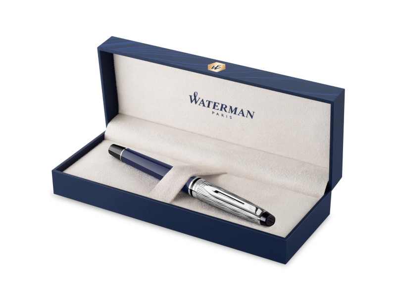 WATERMAN Stylo à plume Expert L'Essence du Bleu, Bleu C.T.