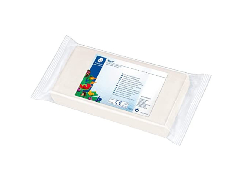 STAEDTLER Pâte à modeler plastiline Noris, blanc
