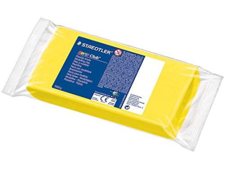 STAEDTLER Pâte à modeler plastiline Noris, jaune