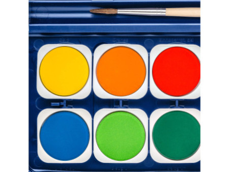 STAEDTLER Boîte de peinture Noris, 12 couleurs