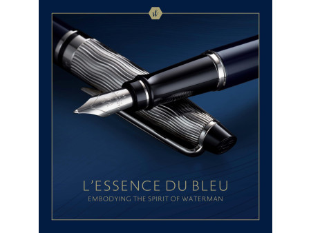 WATERMAN Stylo à plume Expert L'Essence du Bleu, Bleu C.T.