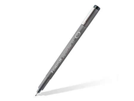 STAEDTLER Feutre à pigment 'Artist Set', noir, carte blister
