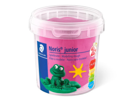 STAEDTLER Set de pâte à modeler Noris junior, couleurs fluo