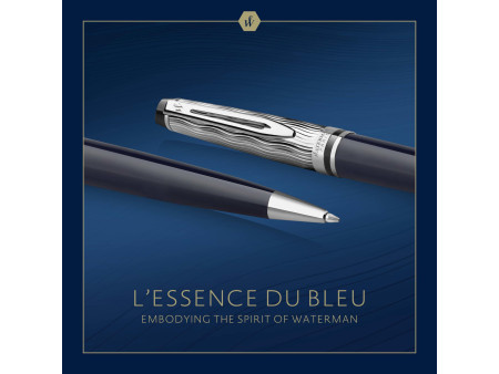 WATERMAN Stylo à bille Expert L'Essence du Bleu, Bleu C.T.