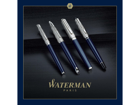 WATERMAN Stylo à bille Expert L'Essence du Bleu, Bleu C.T.