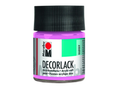 Marabu Vernis acrylique 'Decorlack', rose, 50 ml,