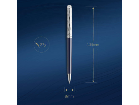 WATERMAN Stylo à bille Hémisphère L'Essence du Bleu,Bleu C.T