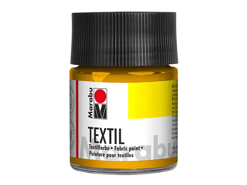 Marabu Peinture pour tissu 'Textil', 50 ml, jaune moyen