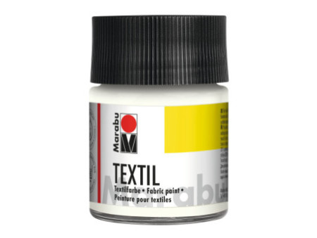 Marabu Peinture pour tissu 'Textil', 50 ml, blanc