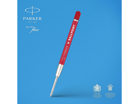 PARKER Recharge pour stylo à bille QUINKflow ECO, M, rouge