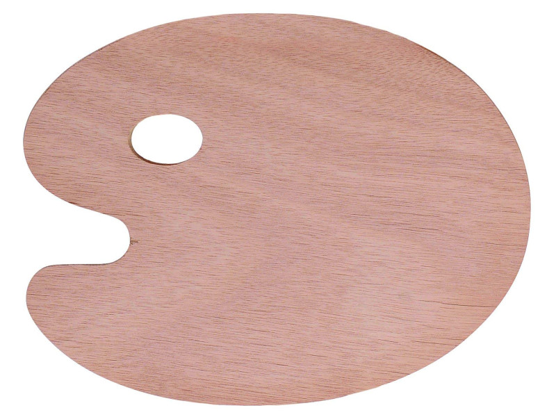 Marabu Palette de peinture, en bois, ovale