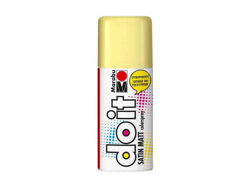 Marabu Peinture aérosol do it SATIN MATT, jaune pastel