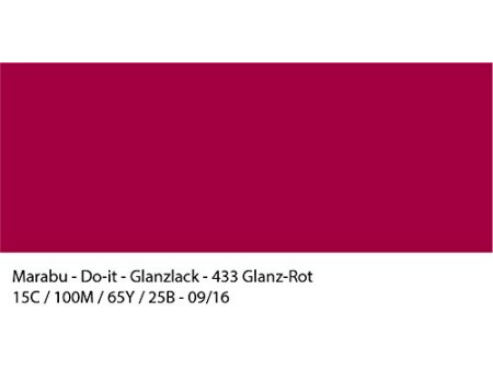 Marabu Peinture aérosol it GLOSS, rouge brillant