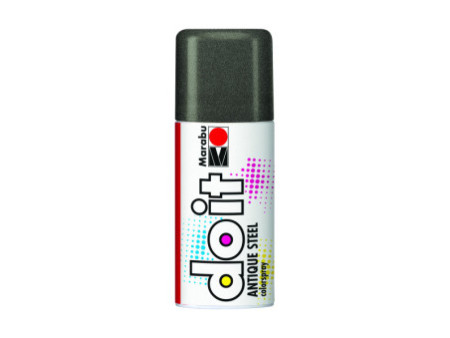 Marabu peinture aérosol do it ANTIQUE STEEL, graphite antiqu