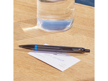 PARKER Stylo à bille IM Vibrant Rings, noir / bleu