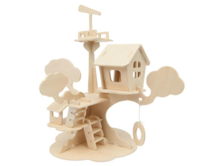 Marabu KiDS Puzzle 3D 'Cabane dans l'arbre', 37 pièces