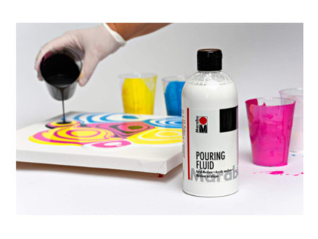 Marabu Pouring Fluid Médium acrylique, 500 ml
