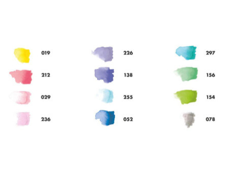 Marabu Feutre aquarellable Pen Graphix ICE ICE BABY, étui