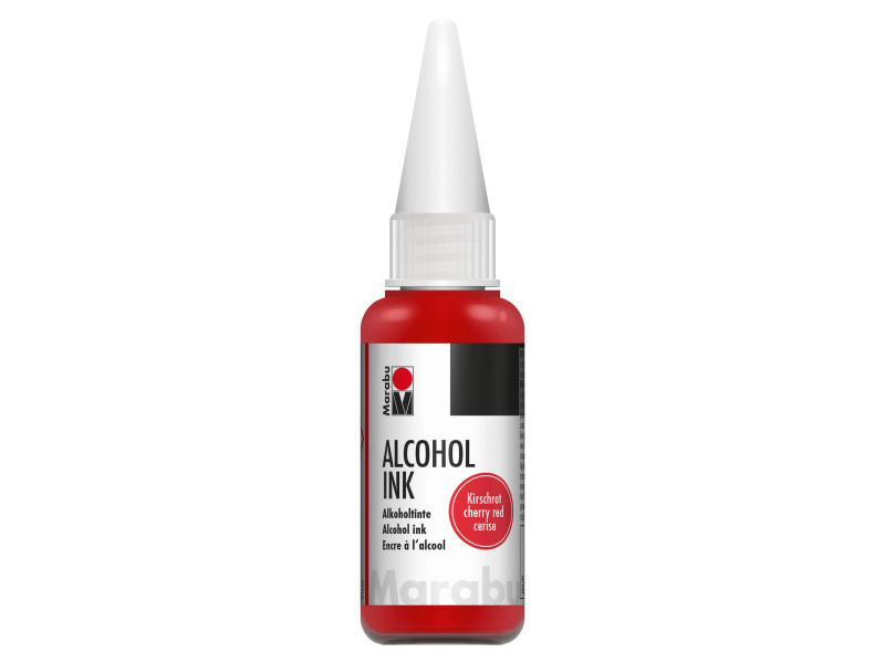 Marabu Encre permanente Alcohol Ink, 20 ml, cerise