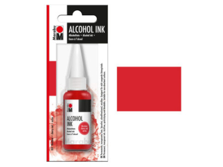 Marabu Encre permanente Alcohol Ink, 20 ml, cerise