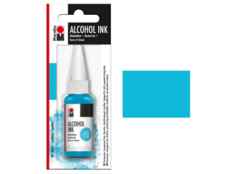 Marabu Encre permanente Alcohol Ink, 20 ml, turquoise