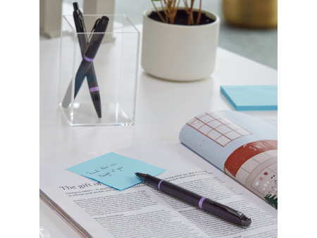 PARKER Stylo roller IM Vibrant Rings, noir / violet