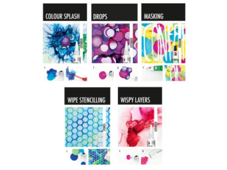 Marabu Set d'encre permanente Alcohol Ink UNDERWATER