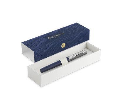 WATERMAN Stylo à bille rétractable Allure Deluxe, Bleu C.T.