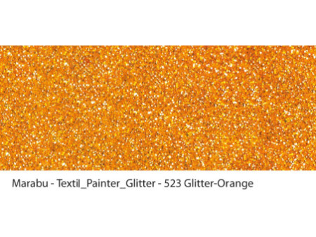 Marabu Marqueur pour tissu Textil Painter Glitter, orange