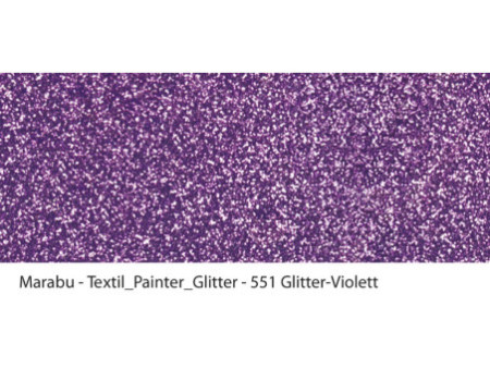 Marabu Marqueur pour tissu Textil Painter Glitter, violet