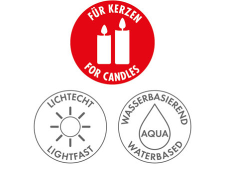 Marabu Marqueur pour bougie Candle Liner 'Christmas Spirits