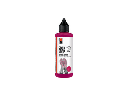 Marabu Peinture pour textile Sock Stop, 90 ml, framboise