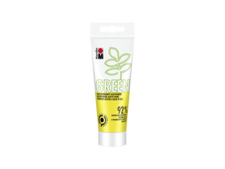 Marabu Green Peinture alkyde à base d'eau, jaune soleil