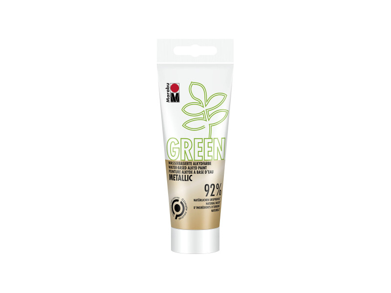 Marabu Green Peinture alkyde à base d'eau, or métallisé