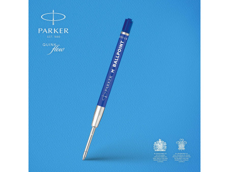 PARKER Recharge pour stylo à bille QUINKflow ECO, bleu