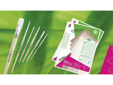 Marabu Set de pinceaux Green, set de 3