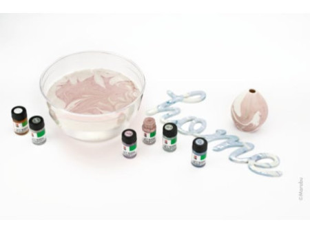 Marabu Peinture à marbrer 'Easy Marble', 15 ml, or rosé 734