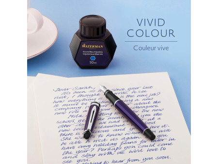 WATERMAN Flacon d'encre, contenu: 50 ml, bleu mystère