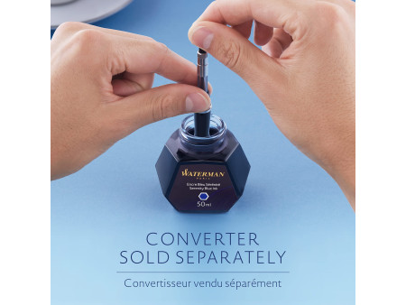WATERMAN Flacon d'encre, contenu: 50 ml, bleu mystère